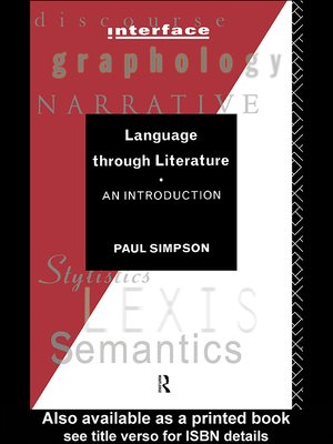 cover image of Language Through Literature